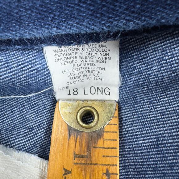 Vintage Lee Women’s High-Rise Jeans 18L Dark Wash, Excellent Condition 80’s 90’s - Picture 4 of 11